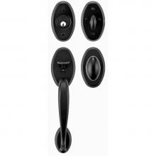 Bouvet 2850-144-007 - Tubular Entrance Handle Set - Complete single cylinder set for 1 3/4'' door