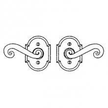 Bouvet 4718-51-007 - Lever set on rosette - Complete passage set