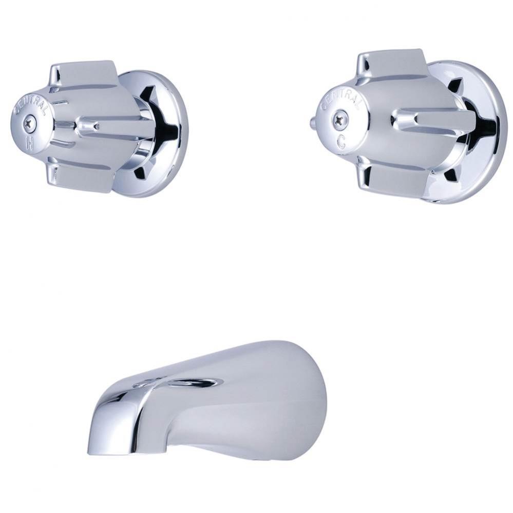 TUB-2 CANOPY HDLS 1/2'' COMBO UNION 8'' CNTRS BRASS SPT-PC