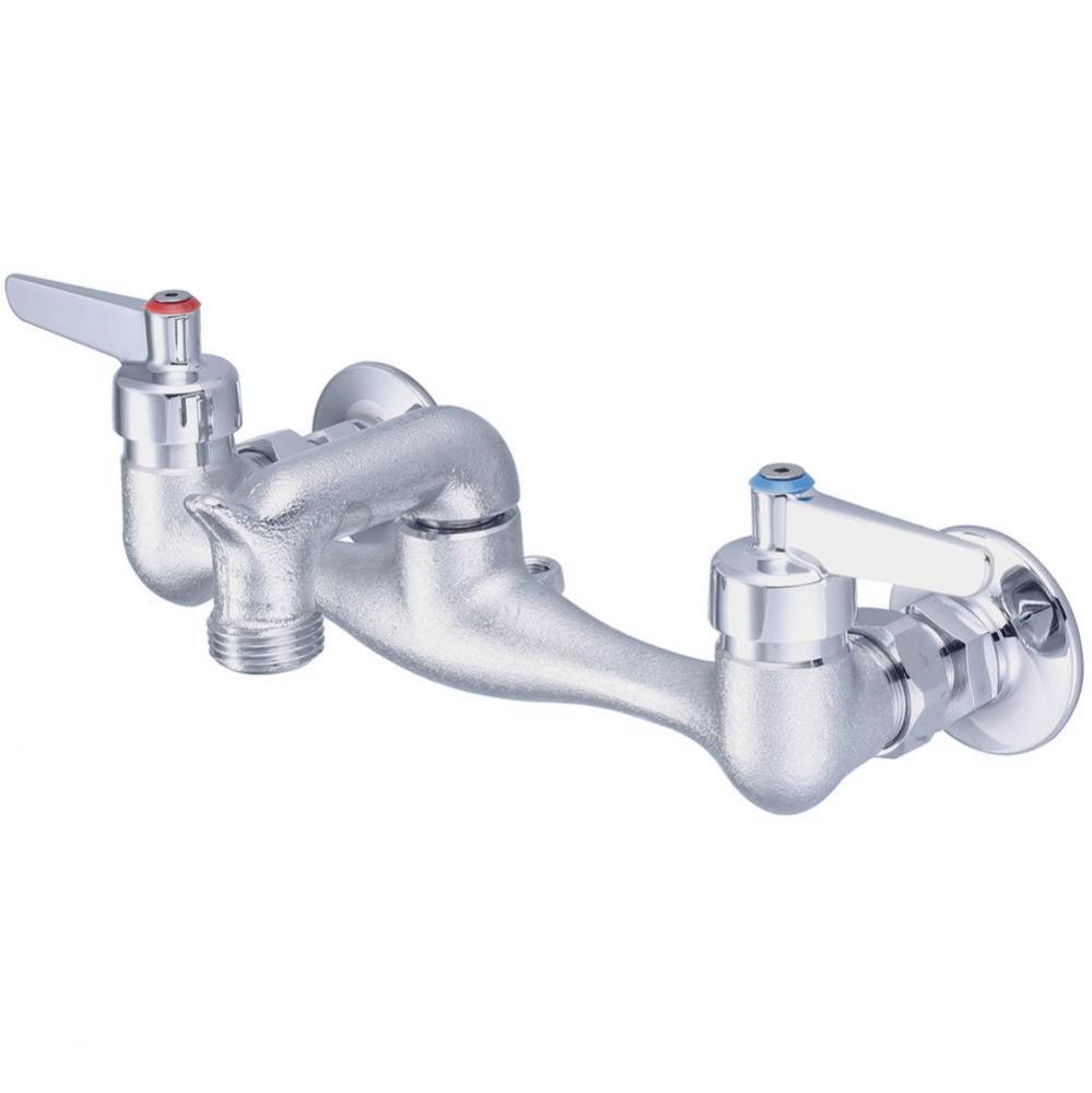 Service Sink-7-7/8'' To 8-1/8'' Lvr Hdl 2-1/2'' Rigid Spt Ceramic Ca