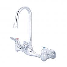 Central Brass 0047-ULE17 - Kitchen-Wallmount 7-7/8'' To 8-1/8'' Lvr Hdl 4-3/32'' Gooseneck Rigi