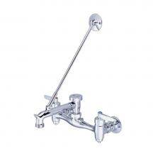 Central Brass 0054-ULE-QI - Service Sink-7-7/8'' To 8-1/8'' Lvr Hdl Rigid Spt Integ Stops-Pc