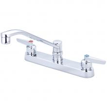 Central Brass 0122-LE6 - Kitchen-Topmount Lvr Hdl 8'' D Style Spt-Pc