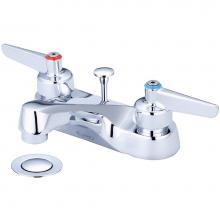 Central Brass 1133-DLE - Lav-4'' Cntrs Lvr Hdl 4-3/8'' Ext. Spt W/Brass Pop-Up Drain-Pc