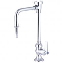 Central Brass 0280-LE20 - Laboratory-1 Hole Lvr Hdl 5-1/2'' Rigid/Swivel Spt-Pc