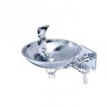 Central Brass 0366-HX8WBD - Drinking-Wallmount Selfclose Lvr Hdl Brass Bowl 3/8'' Female W/Wall Brack Drn Adp-Pc