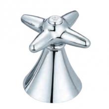 Central Brass CS-14002P - Two Or Three Handle Tub And Shower Sets-Cross Handle-Plain-Pc