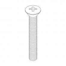 Central Brass X218-C - Bath Drain-Oval Head Brass Strainer Plate Screw-10/Pk