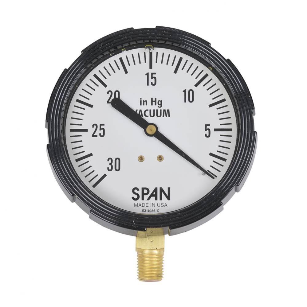 Gauge Vacuum .0-30 Hg 3.5 In. Pkg.
