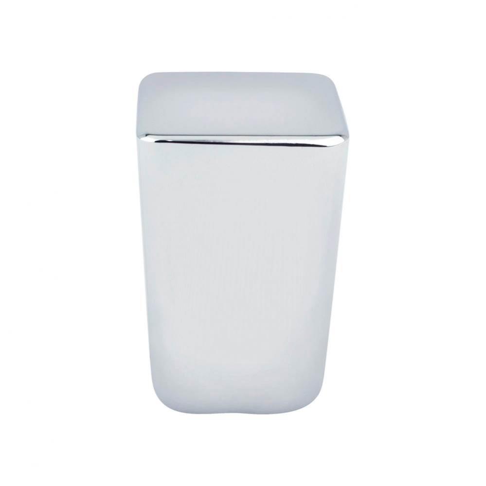 Mini Polished Chrome Small Square Knob