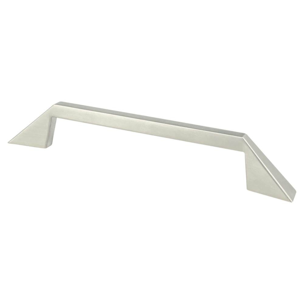 Right 128mm Brushed Nickel Pull