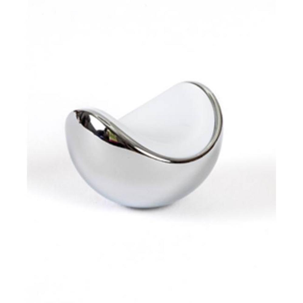 Zest Polished Chrome with White Knob
