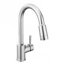 Cleveland Faucet 46201 - Chrome one-handle pulldown kitchen faucet