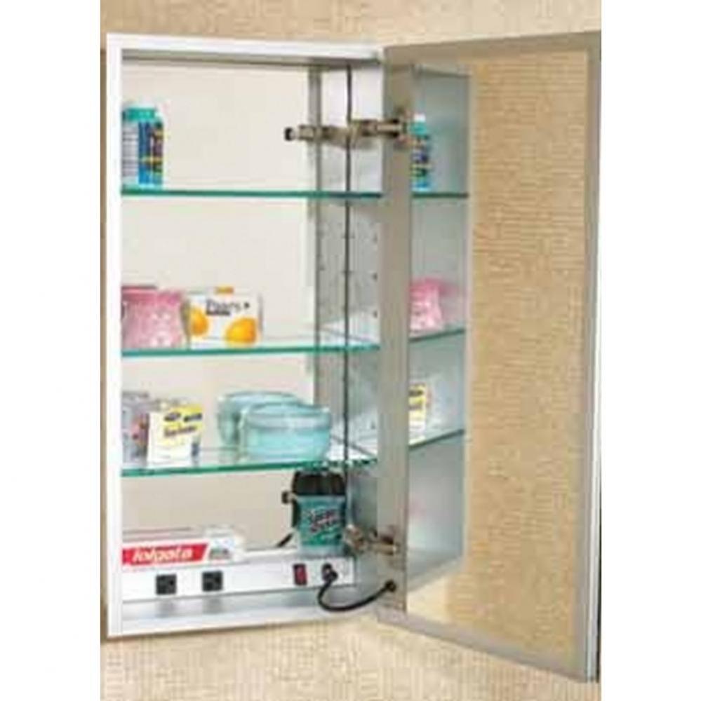 1530-6-SF-B-O-R-E 15'' Wide, 30'' High, 6'' Deep Satin Finish, Bevel