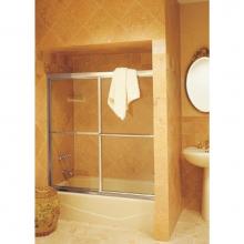 Century Bathworks B-158 - B-158 Sliding Tub Enclosure, 1'' Frame, Polished Nickel, Clear Glass