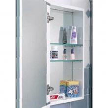 Century Bathworks 1524-4-WH-B-O-O-O - 15x24 Bevel Straight Medicine Cabinet