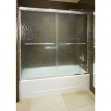 Century Bathworks Centec CT-5 - Centec CT-5, 5' Tub Slider in Chrome finish with 3/8'' Bubble Glass.