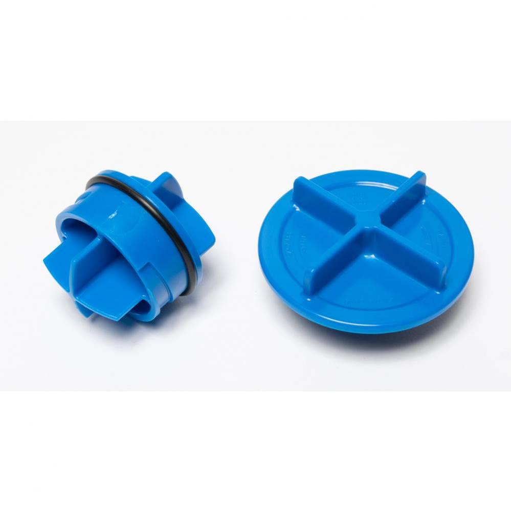 True Blue Drain And Overflow Test Plugs