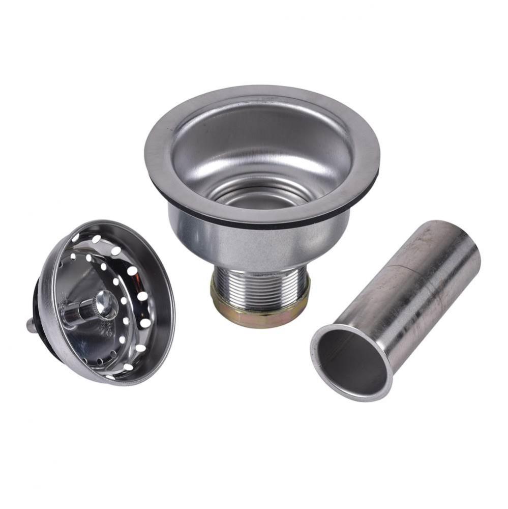 Strainer Snap-N-Tite Ss W/Tailpiece