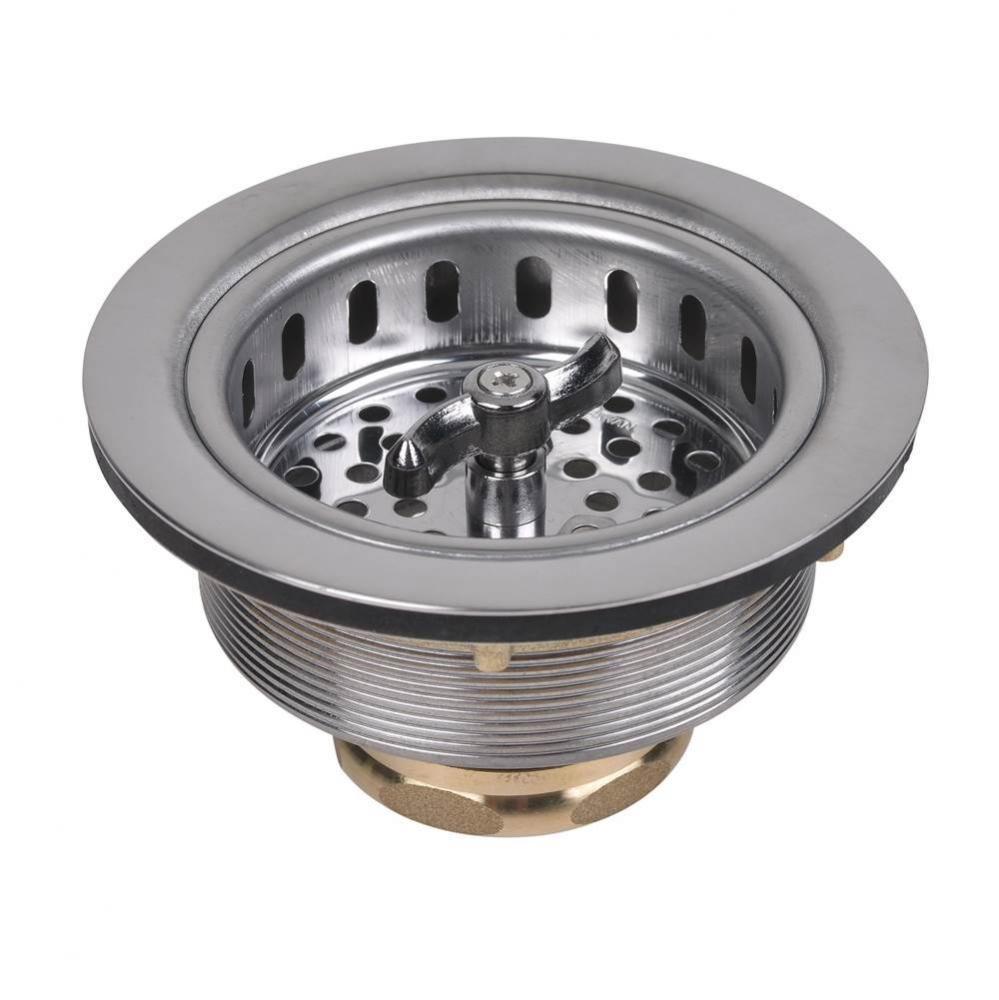 Strainer, Spin Lock W/Brass Nut