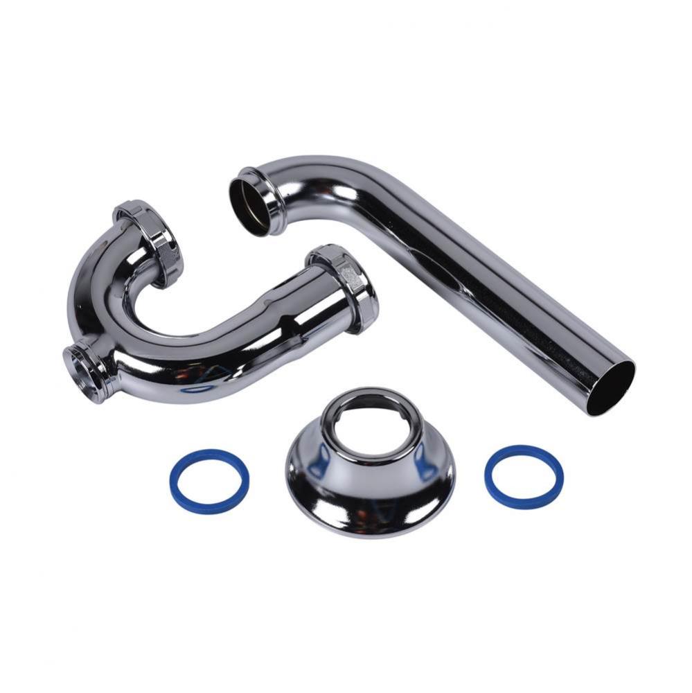 P-Trap 1.25 17 Gauge W/Clean Out And Deep Flange