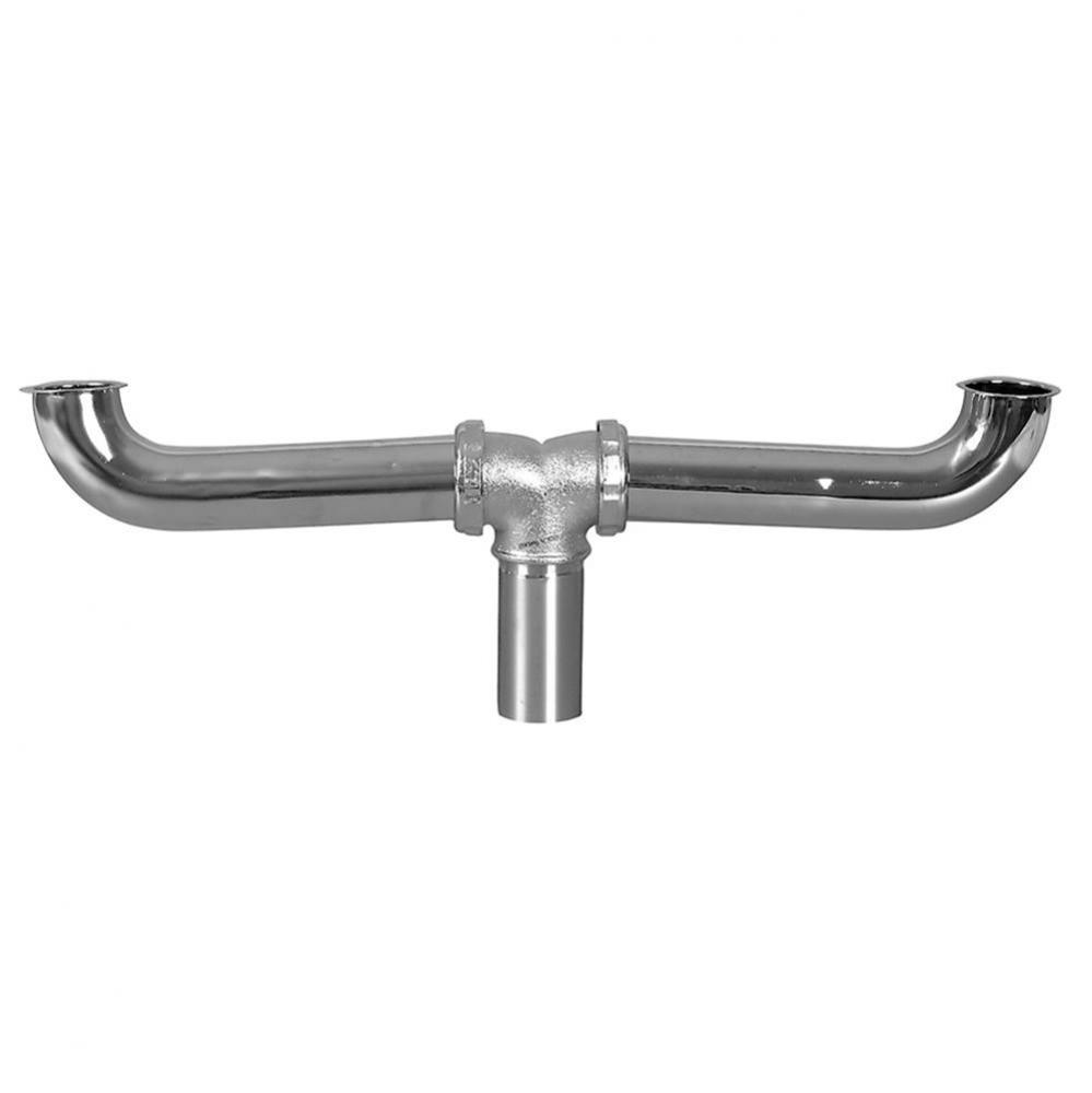 Waste Sj/Clean Out 1.5 X 16 W/Baffle, 20 Gauge