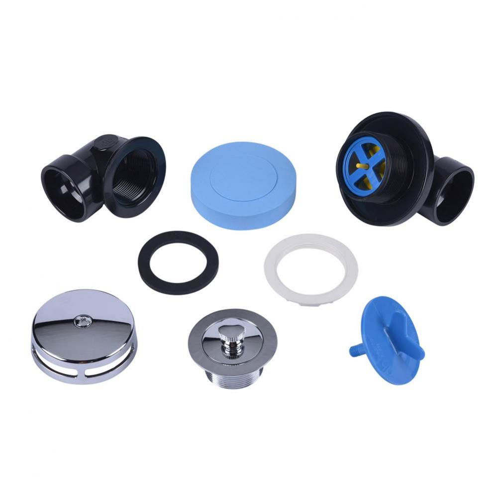 W And O Dblue Half Kit Schedule 40 Abs Uni-Lift Chr Zinc Sp