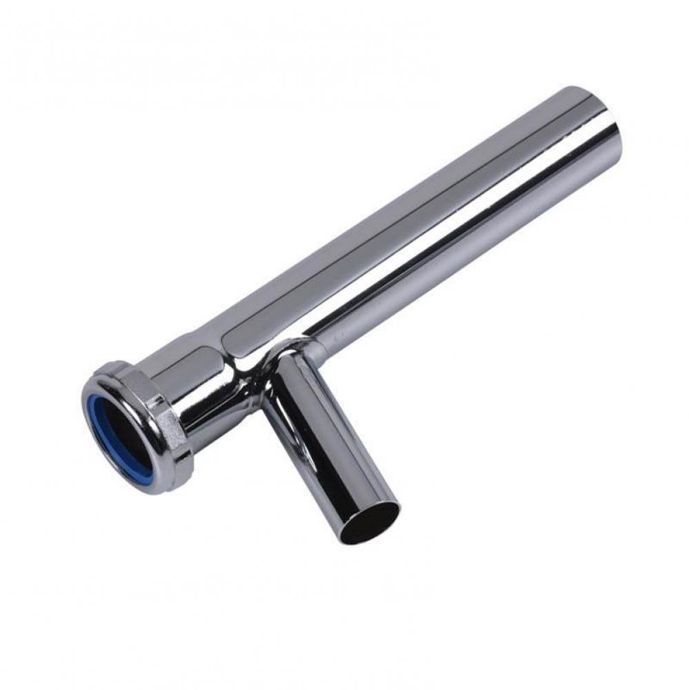 Branch Tailpiece 1.25 X 8 Hose Clamp Slip Jo Top Brass Nut