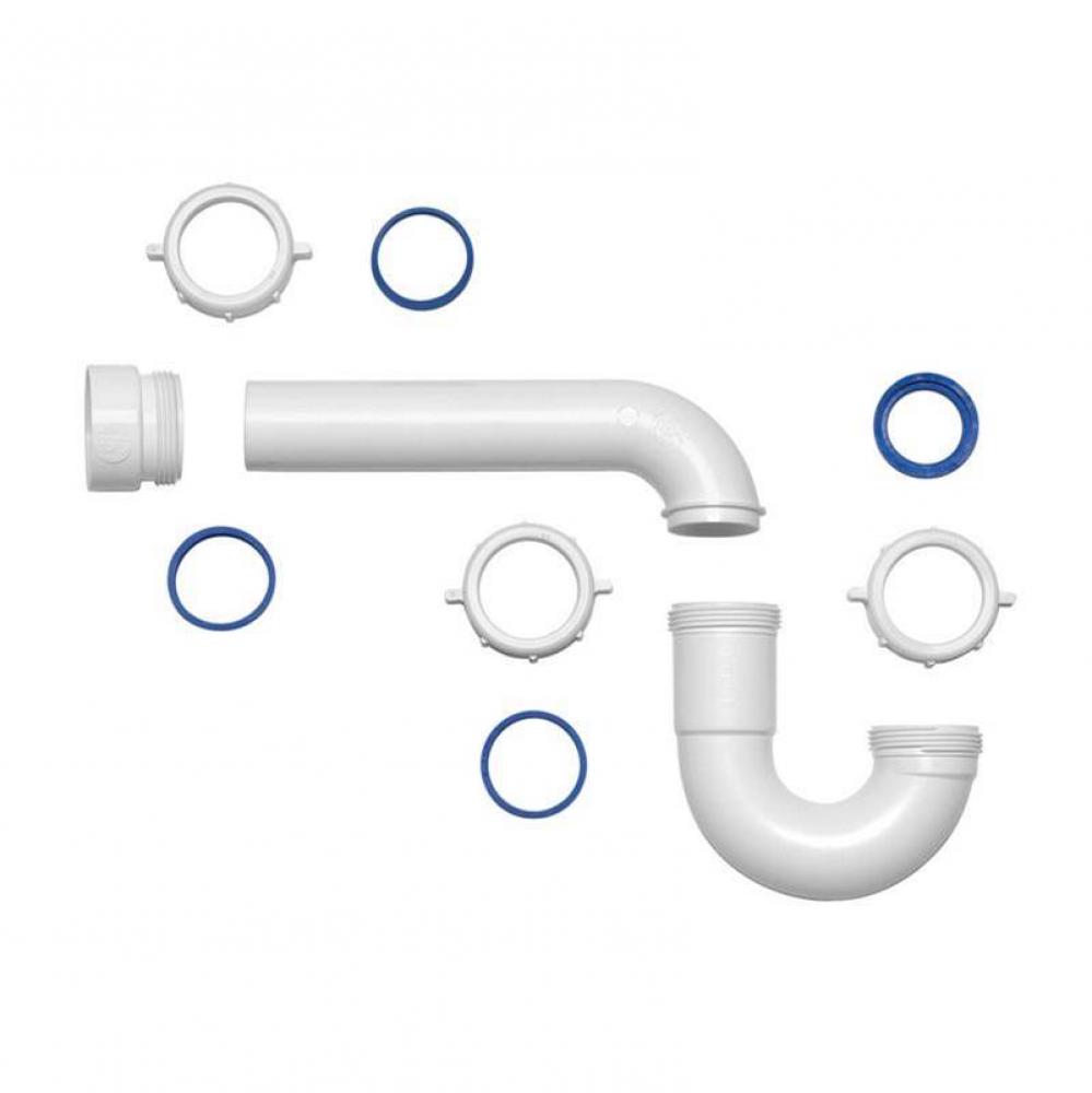 P-Trap 1-1/2 X 1-1/2 White Plastic Pipe Boxed