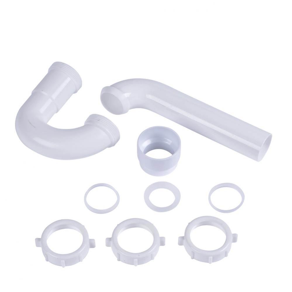 P-Trap 1-1/2 X 1-1/2 White Plastic Pipe