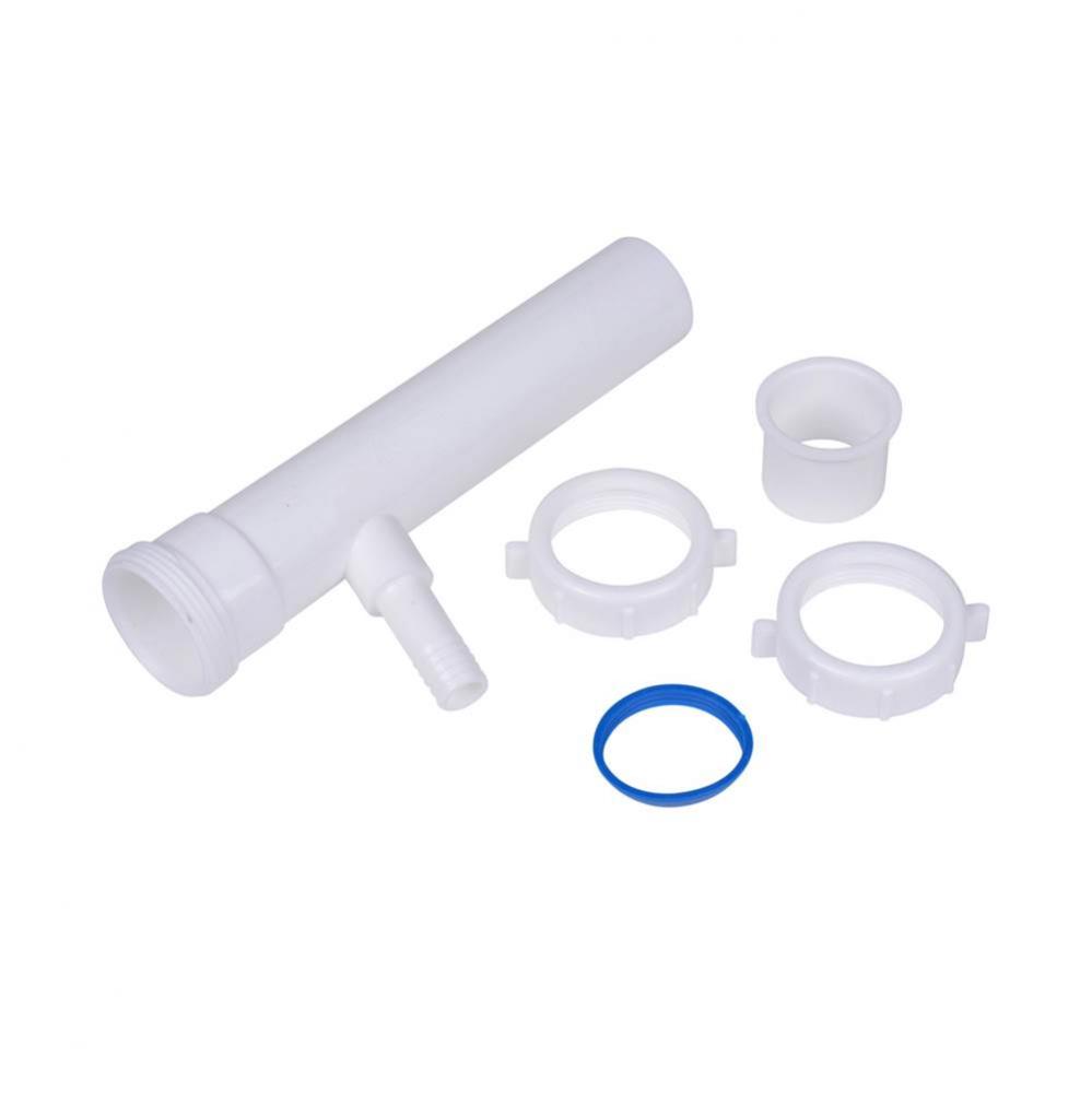 Branch Tailpiece Hi-Linel/Slip Joint 1.5 X 8 1/2 Branc White