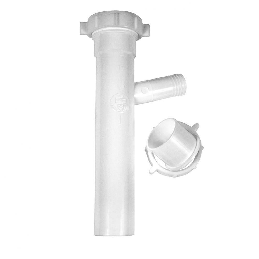 Branch Tailpiece Hi-Line Slip Joint 1.5 X 8, 1/4 Branch Whit