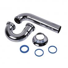 Dearborn Brass 702DFBN-1 - P-Trap 1.5 20 Gauge W/Deep Flange And Brass Nut