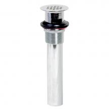 Dearborn Brass 760-1 - Patent Overflow Plug, Cast 17 Gauge 1.25 X 6 In. Tailpiece