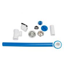 Dearborn Brass F24P9860CP - 24 True Blue Flex Pvc Full Kit, Uni-Lift Stopper W/Test, Cp
