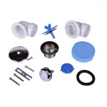 Dearborn Brass P7224B - W And O Half Kit Schedule 40 Pvc Touch Toe Chrome