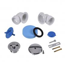 Dearborn Brass P7225BZ - W O Half Kit Schedule 40 Pvc Uni-Lift Chrome Zinc Drain