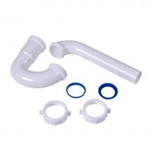 Dearborn Brass P9700BG - P-Trap 1-1/2 X 1-1/4 White Plastic Pipe Bagged