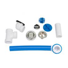 Dearborn Brass F16P9860CPZ - 16 True Blue Flex Pvc Full Kit, Uni-Lift W/Test, Cp, Zinc