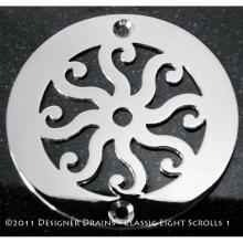 Designer Drains CLA1-SP400337062 - Classic Eight Scrolls No.