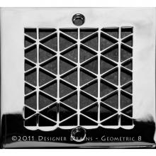 Designer Drains GEO8-SPQ812337062 - Geometric Triangles No.