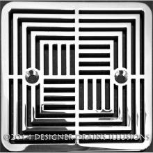 Designer Drains GEO9-SPQ450909136 - Geometric Illusions No.