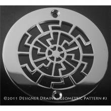 Designer Drains GEO3-SP400337062 - Geometric Pattern No.