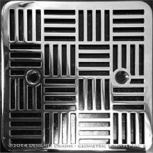 Designer Drains GEO6-SPQ450909136 - Geometric Pattern No.