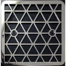 Designer Drains GEO8-SPQ450909136 - Geometric Triangles No.