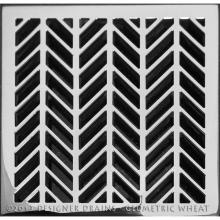 Designer Drains GEO2-SP500125 - Geometric Wheat No.