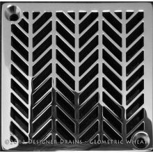 Designer Drains GEO2-SSP360188 - Geometric Wheat No.