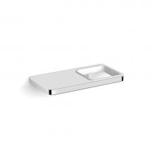 Dezi Home D1.606-PC - Single Holder with Shelf Space