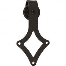 Delaney Hardware BD6004 - 10-7/8'' 6000 Series Hanger Only W/Screws Black