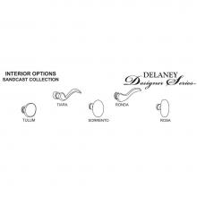 Delaney Hardware 687400C - Rosa Interior Knob Abr